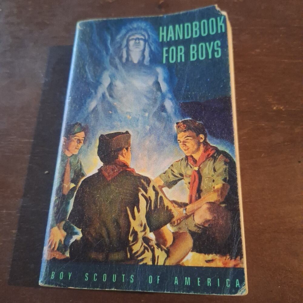 Vintage Jan. 1957 Boy Scouts Of America Official HANDBOOK FOR BOYS Scouting